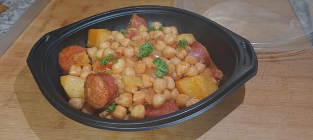 Pois chiches à la cubaine 