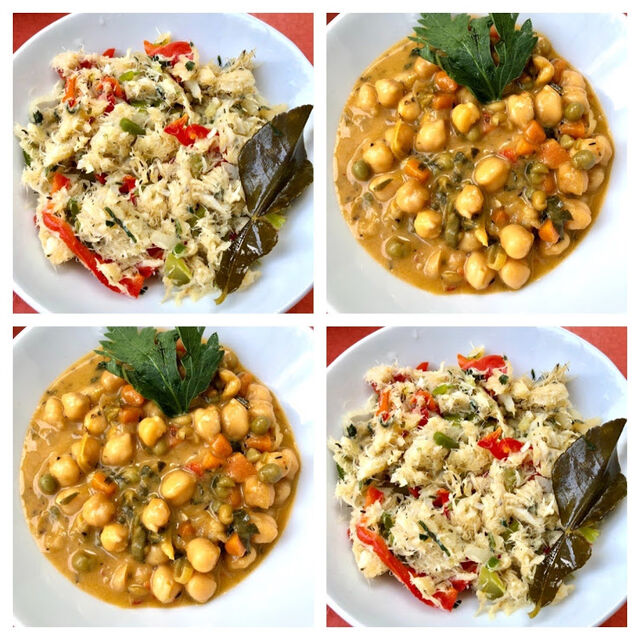 bacalao et pois chiches coco