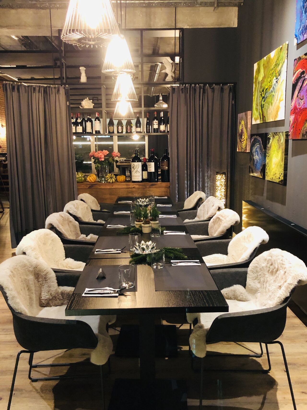 Eine warme Atmosphäre zum Wohlfühlen- gerade auch zur Winterzeit