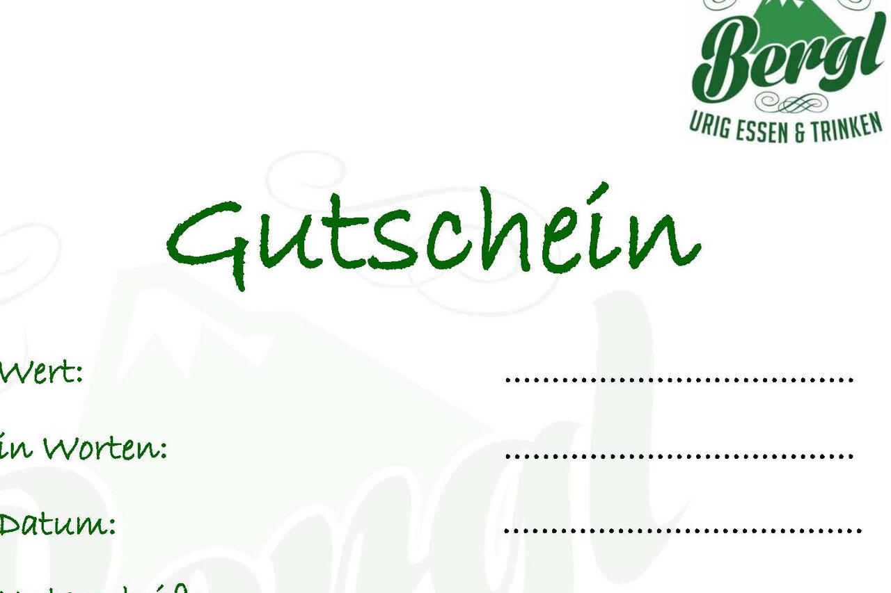 Gutschein für den besonderen Moment