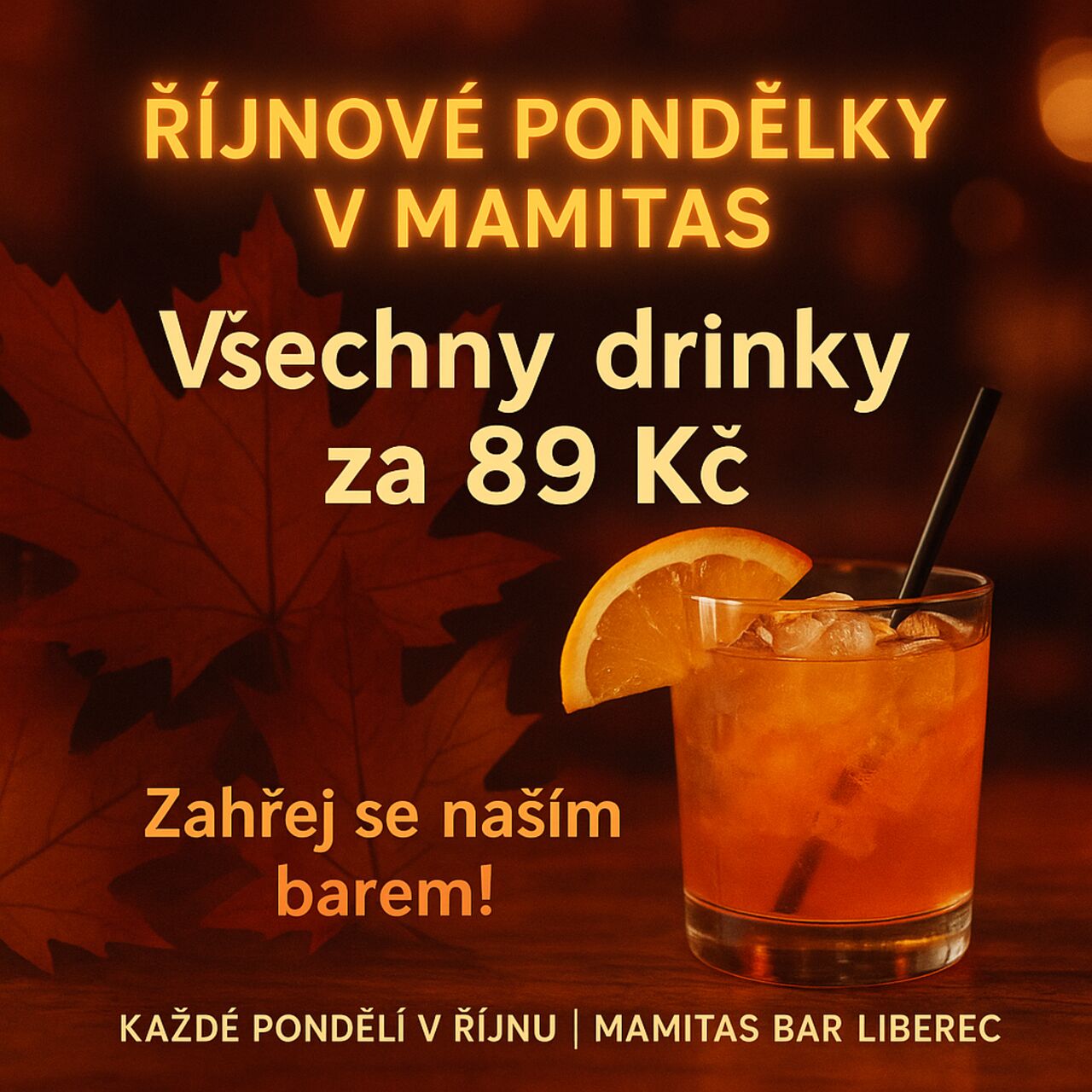 Říjnové pondělky za 89,-