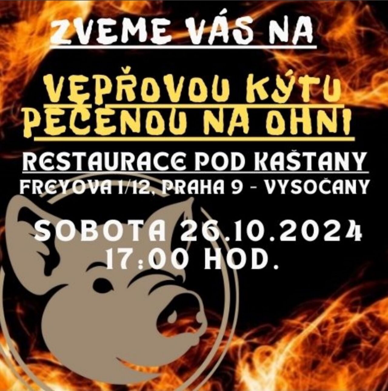 Grilování vepřové kýty 26.10.2024
