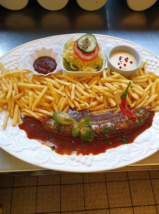 Unsere vergoldete Currywurst!