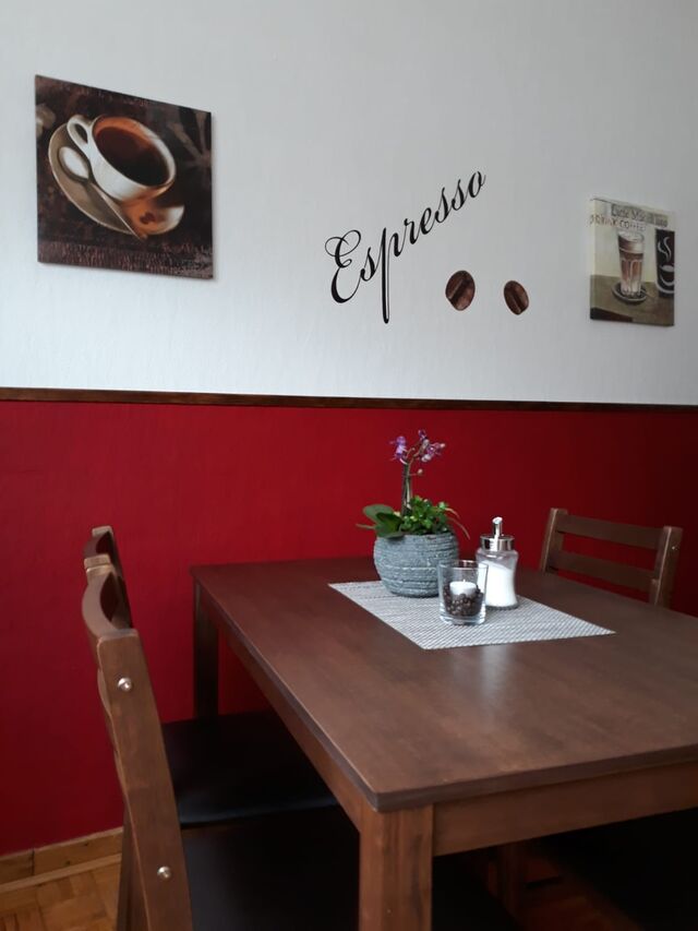 ...unser kleiner Frühstücksraum