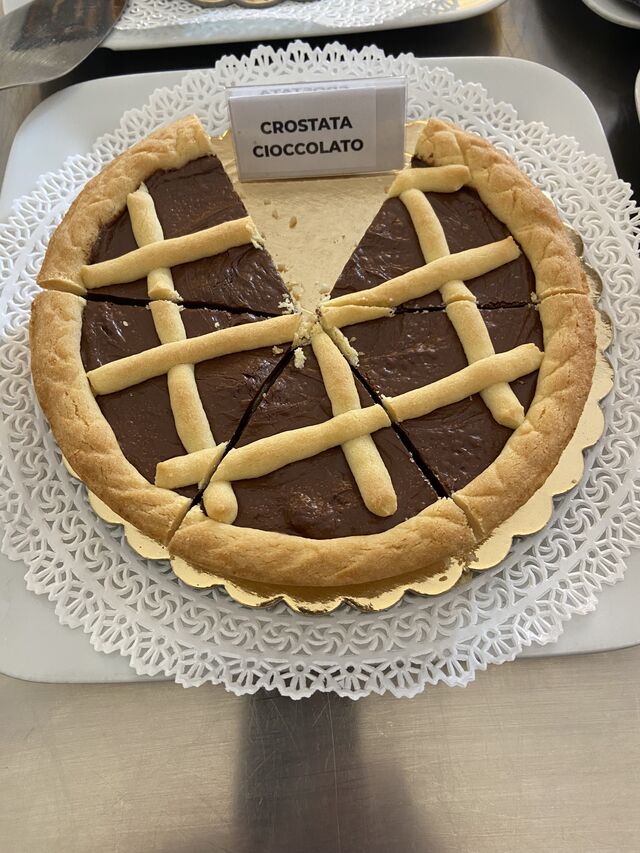 crostata al cioccolato artigianale