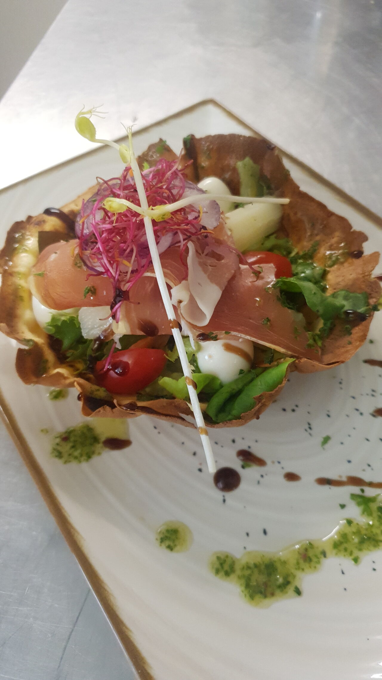 Panier fraîcheur en entrée