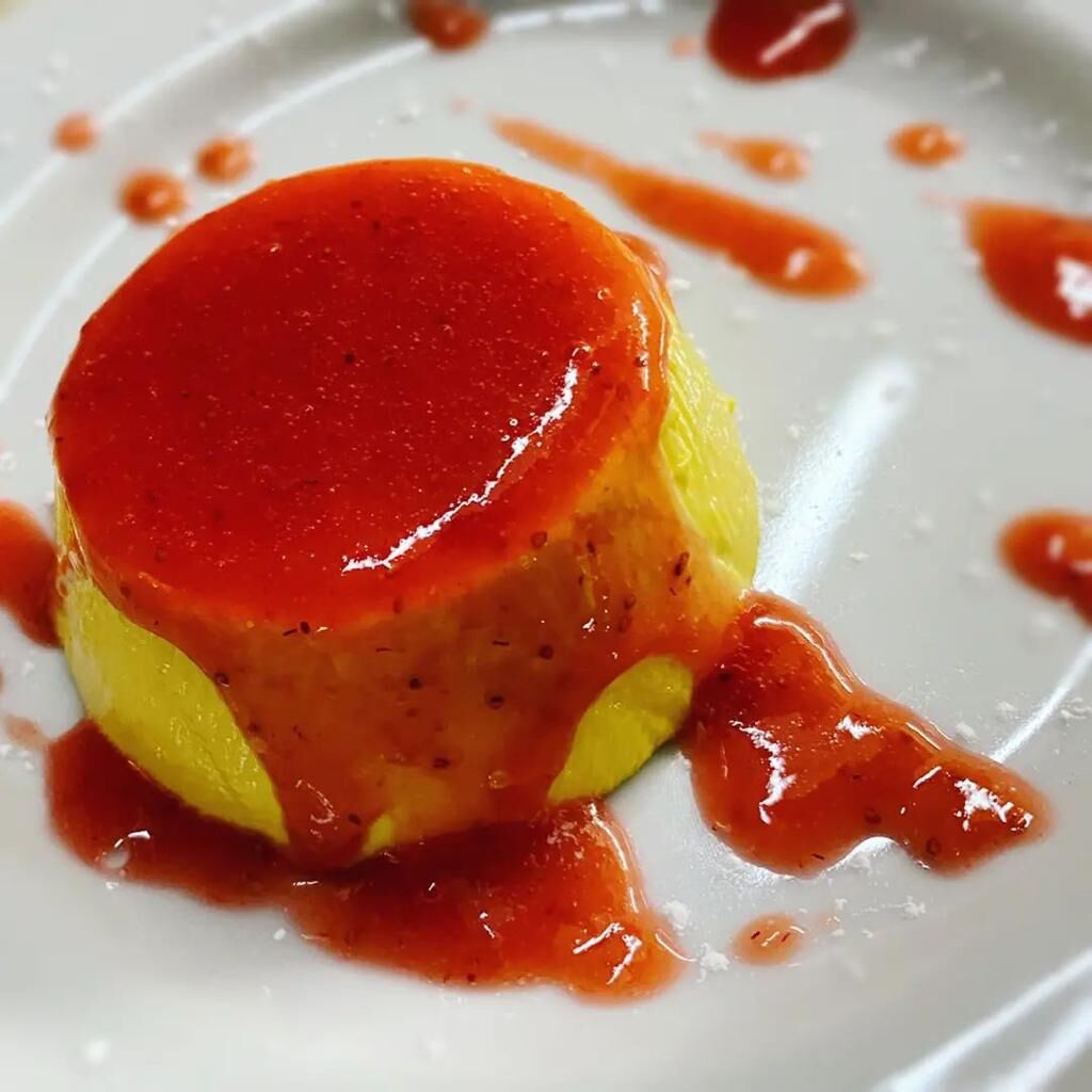 Pannacotta allo zafferano