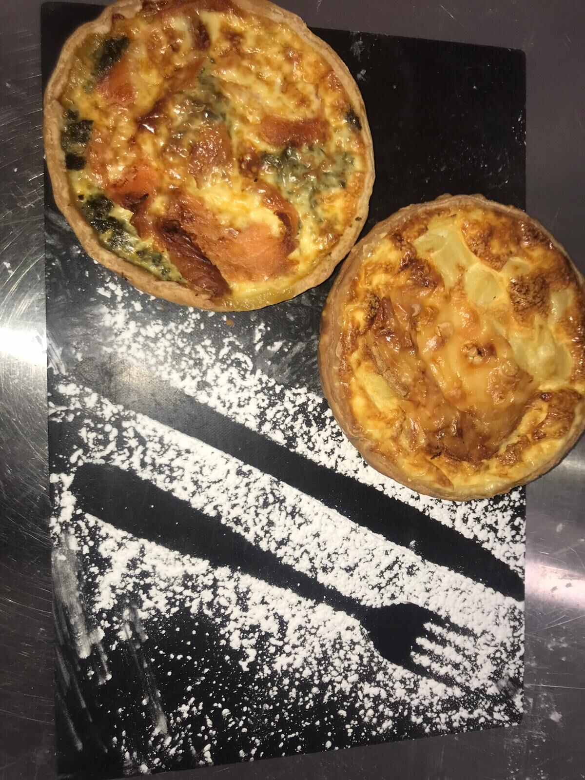 Quiche savoyarde
Quiche saumon épinard 