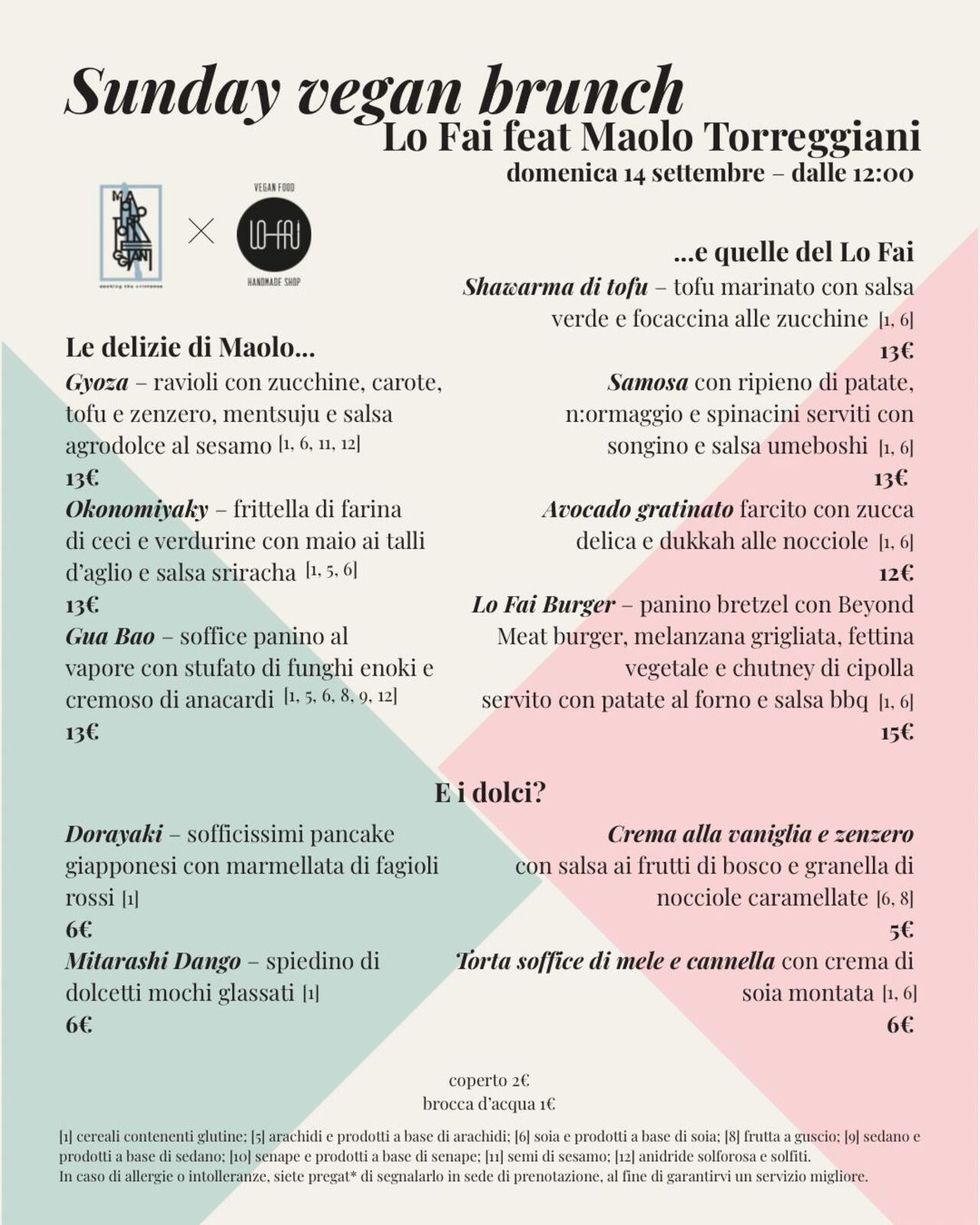 Sunday Vegan Brunch - Domenica 14 Settembre 2025