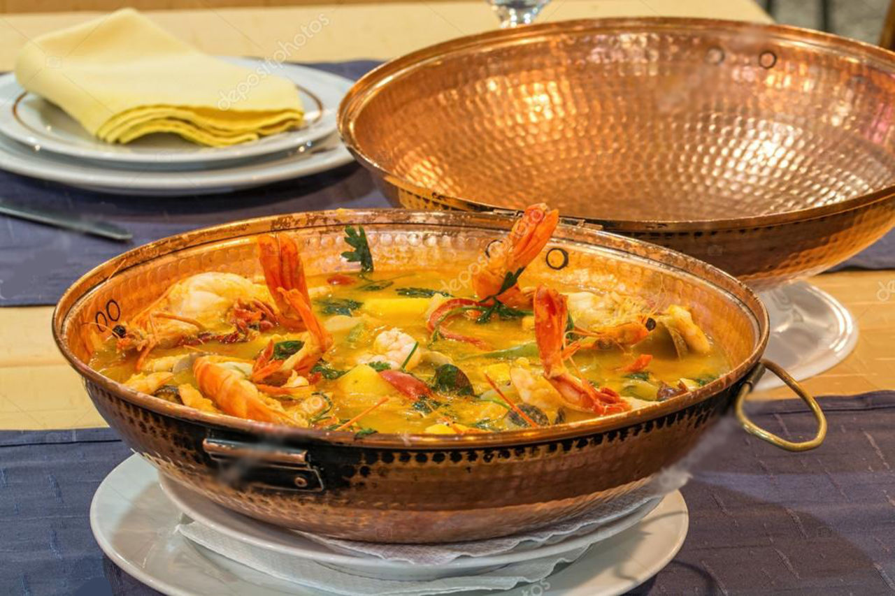 Cataplana de peixe e marisco
