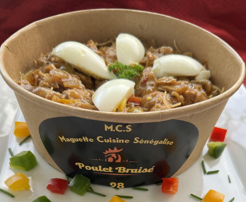 Riz au poulet .