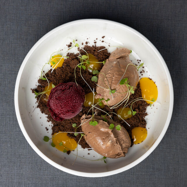 Crème diplomate au chocolat