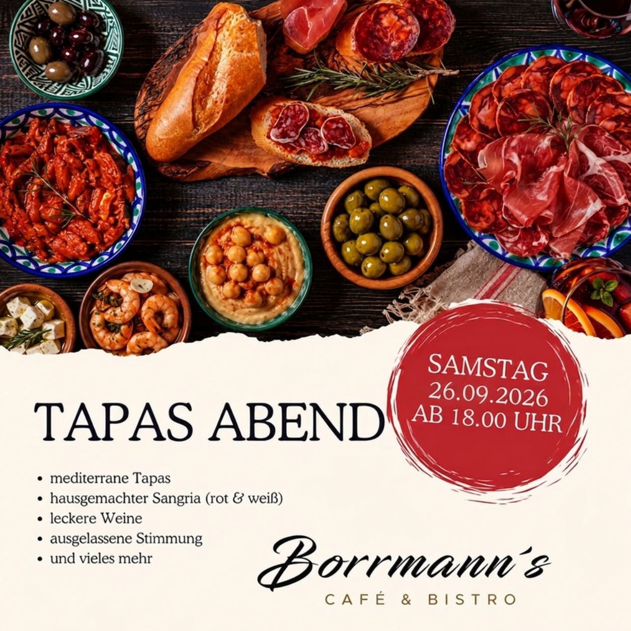 Tapas Abend 26.09.26