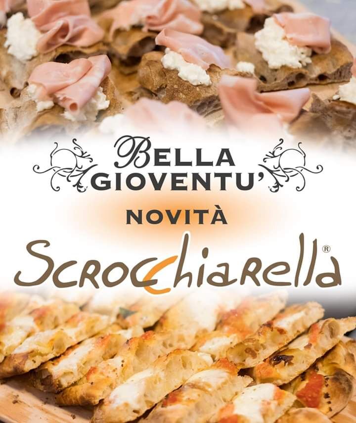 Scrocchiarella,pizza in Pala alla romana ideale da condividere, possibile farla a due gusti.