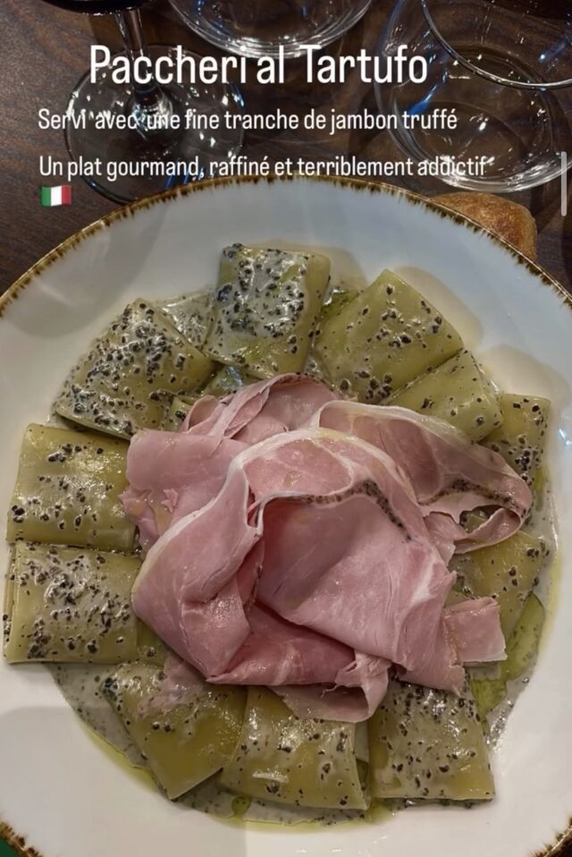 Paccheri al tartufo