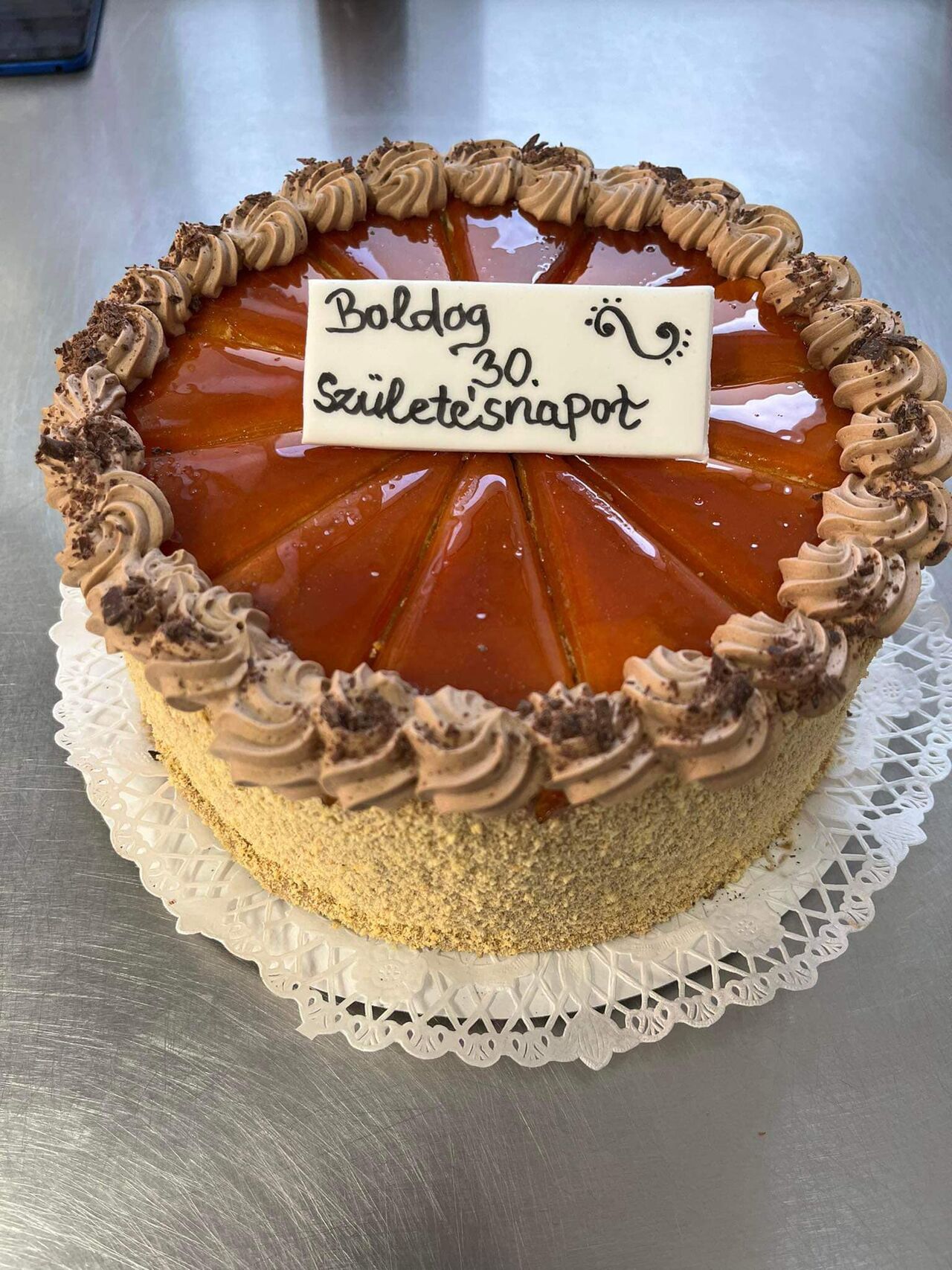 Dobos torta, Glutén-, Tejmentesen