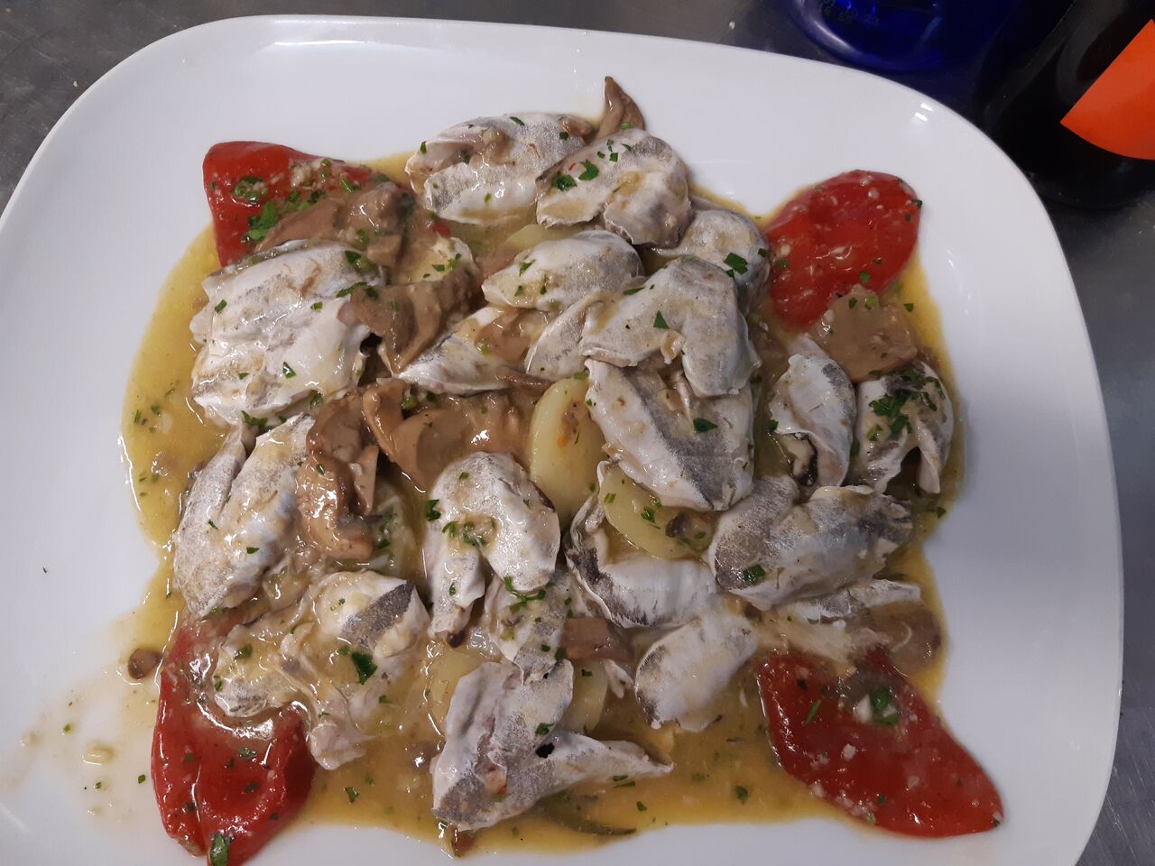 Kokotxas de merluza al pil pil