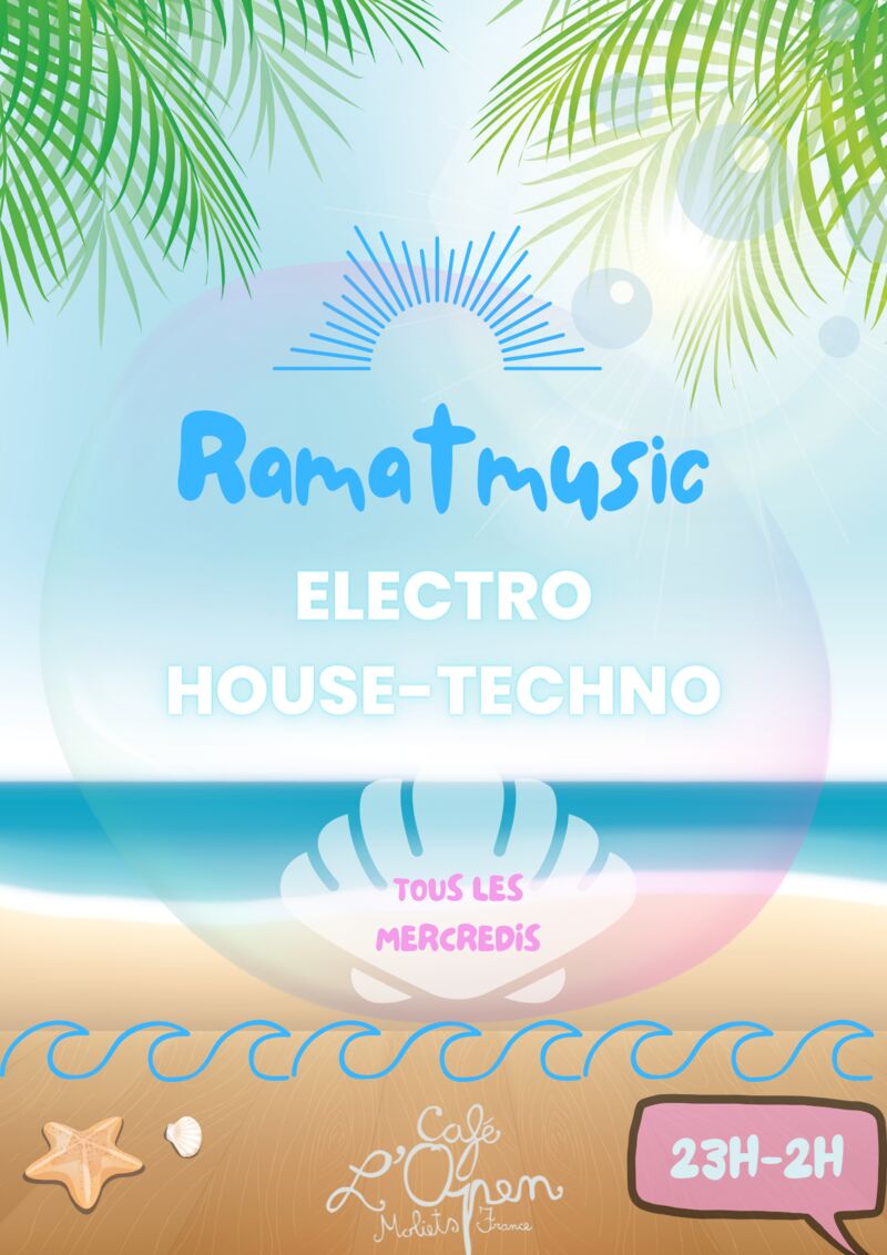 Râmat music
Deux potes Molietsois Ravi & Matéo qui enflamment la piste de danse à L'Open tous les mercredis de 23h a 2h 