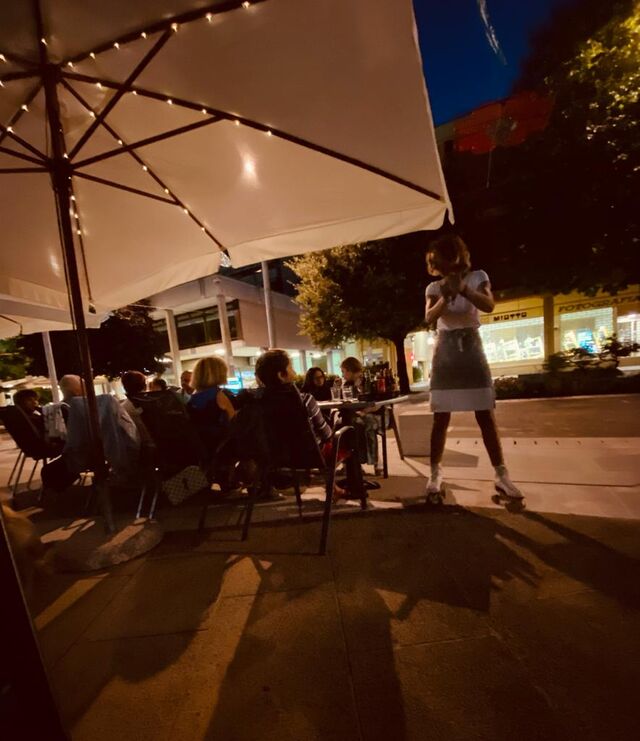 La nostra piazzetta estiva: per godere del cielo stellato, in un clima rilassato e molto fresco