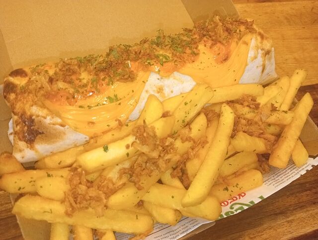 kebab galette gratiné cheddar