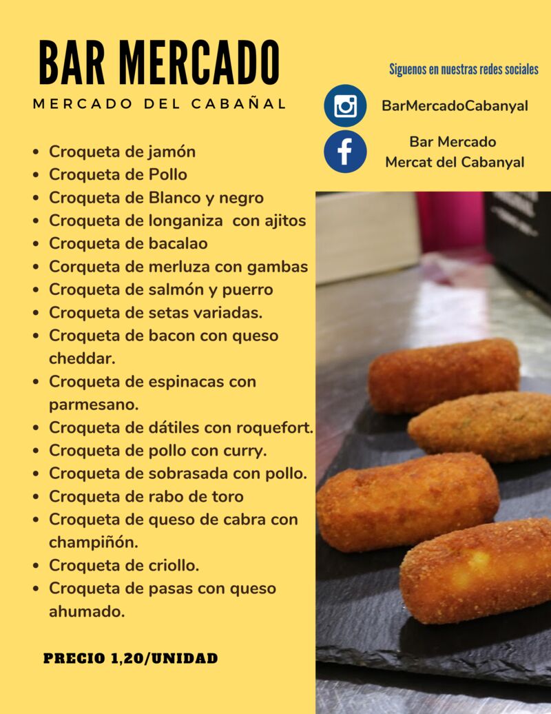 Carta de croquetas