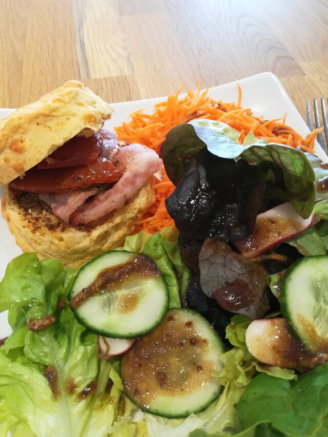 Le scone ricain, proposé en formule déjeuner ou seul 