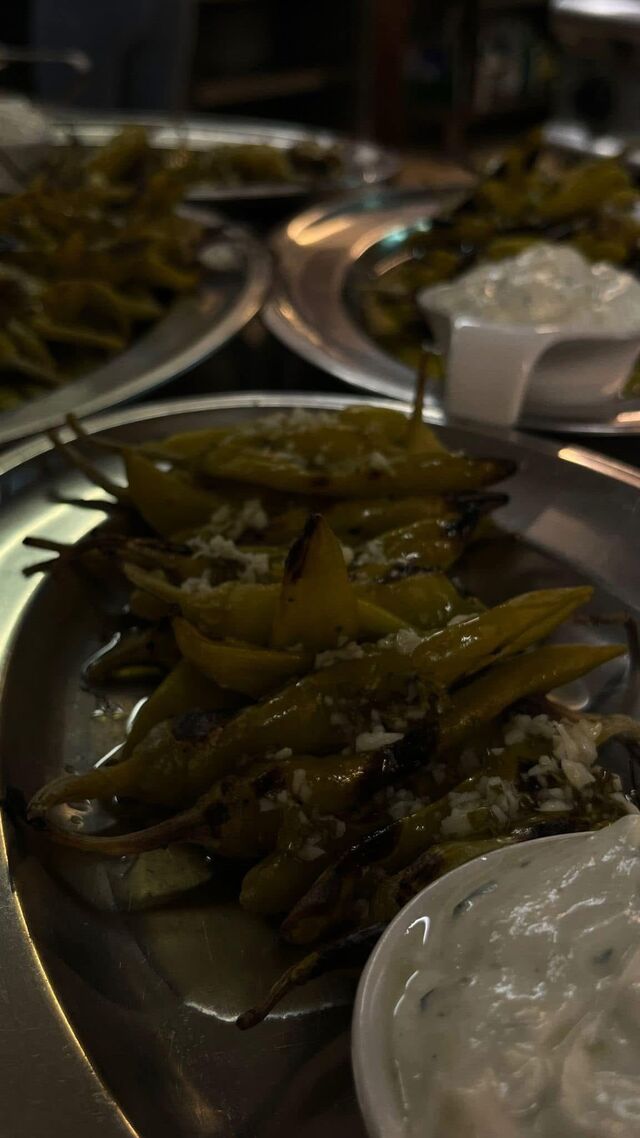 Gegrillte Peperoni