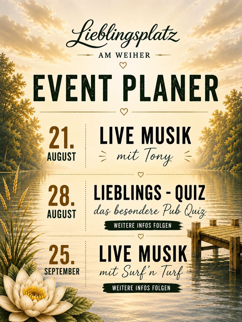 Event Planer August & September 