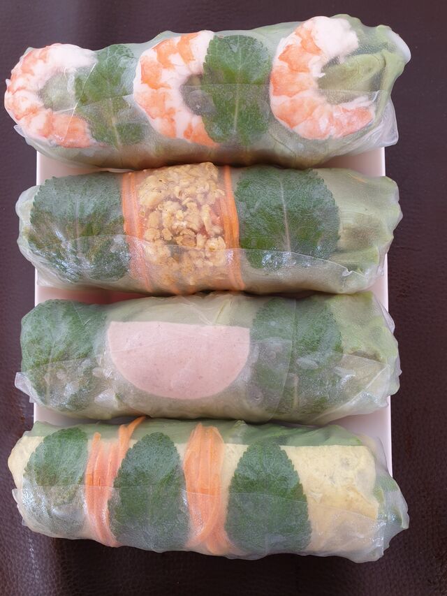 Rouleaux de printemps 3,00€ pièce 