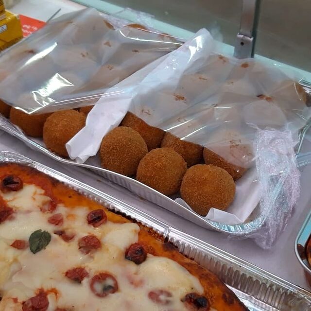 Suppli et pizza du marché