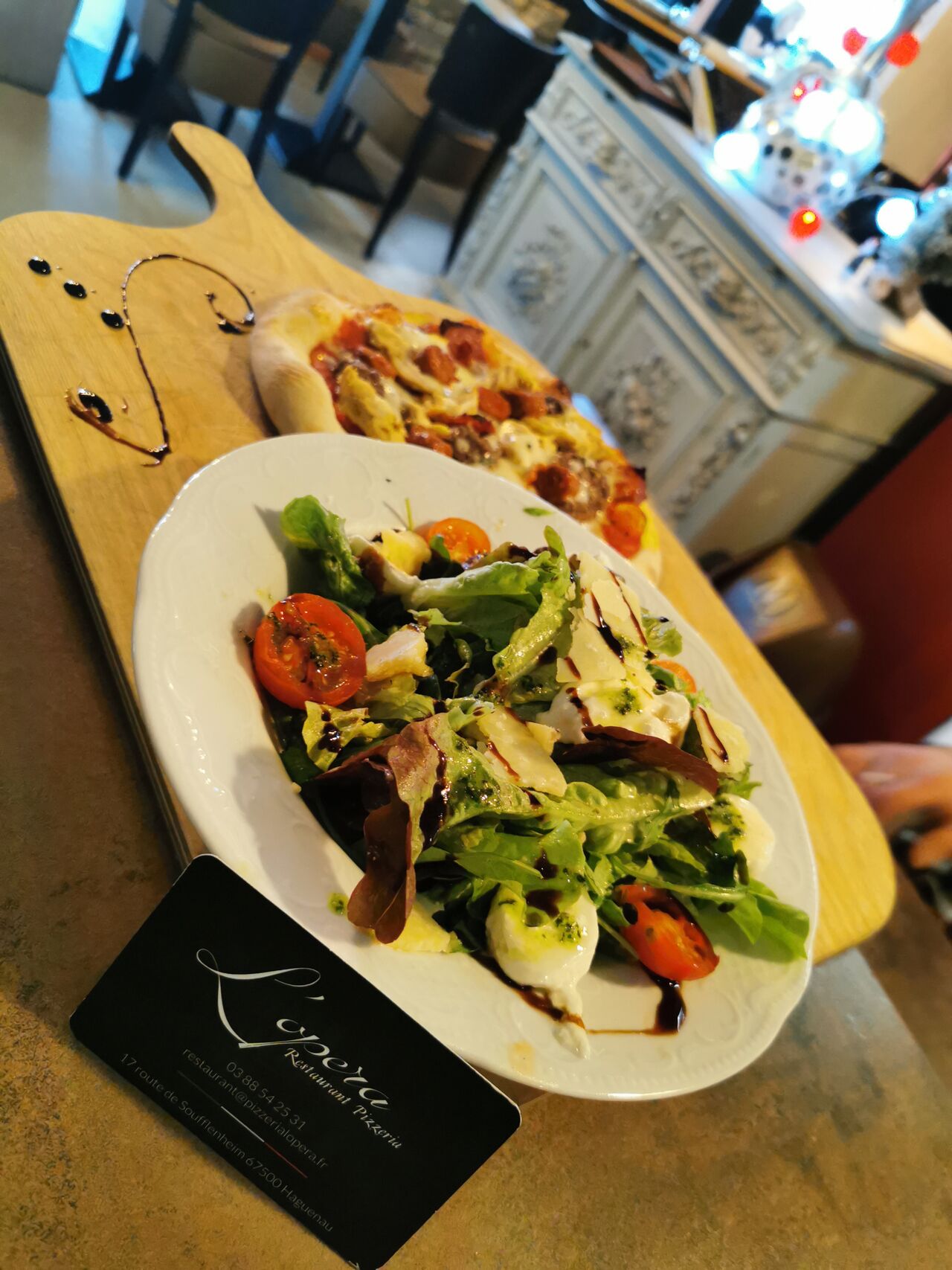 La formule pizza salade