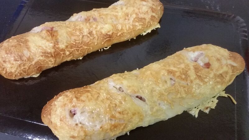 Baguettine lardons emmental