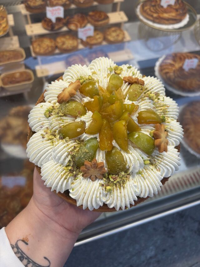 Tarte chantilly Reine Claude