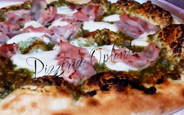 TIMIDA pesto, stracchino e prosciutto cotto 