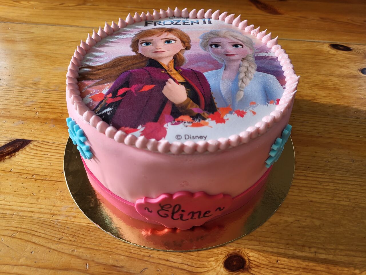 Gâteau la reine des neiges