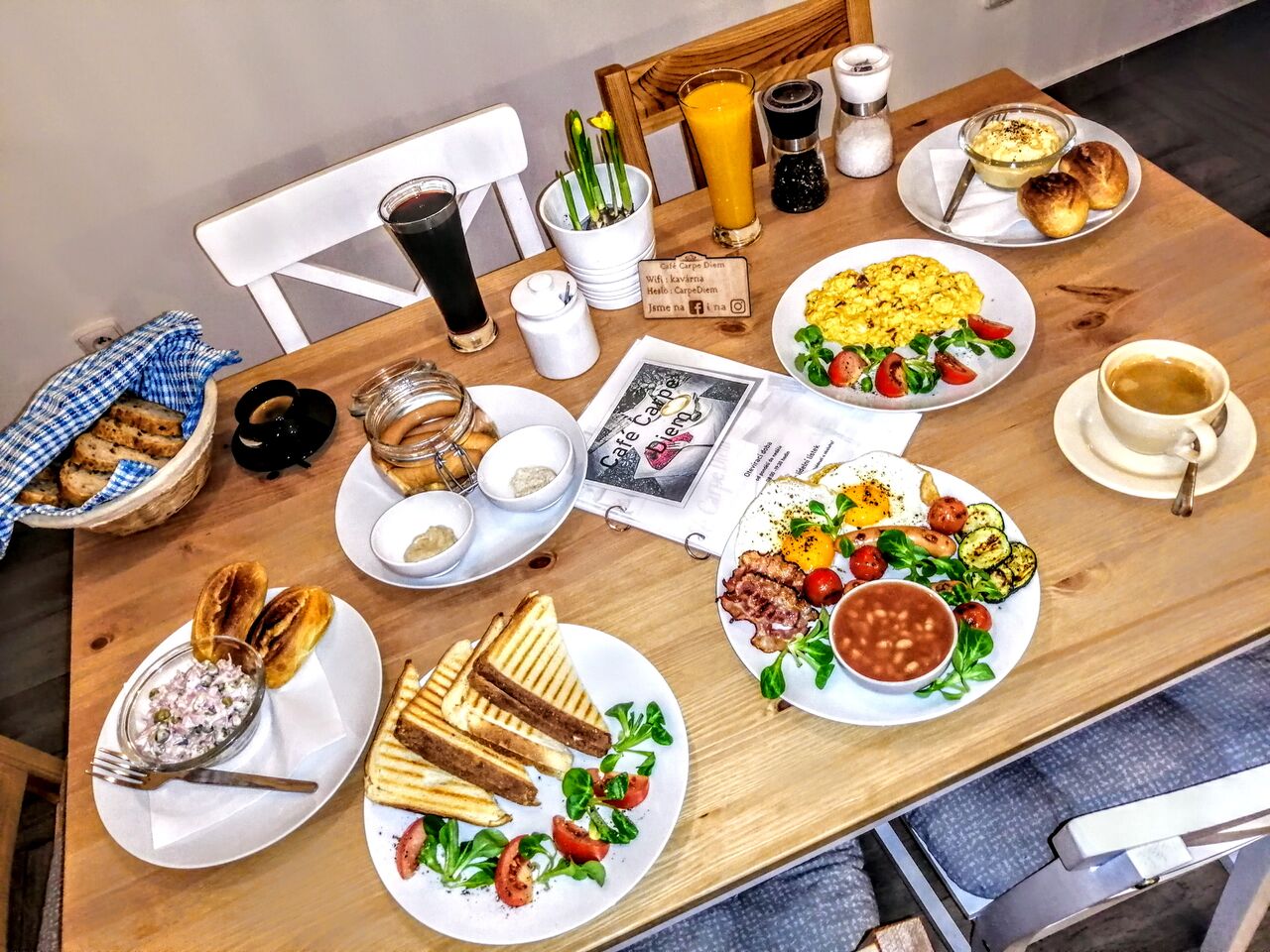 Snídaňová nabídka