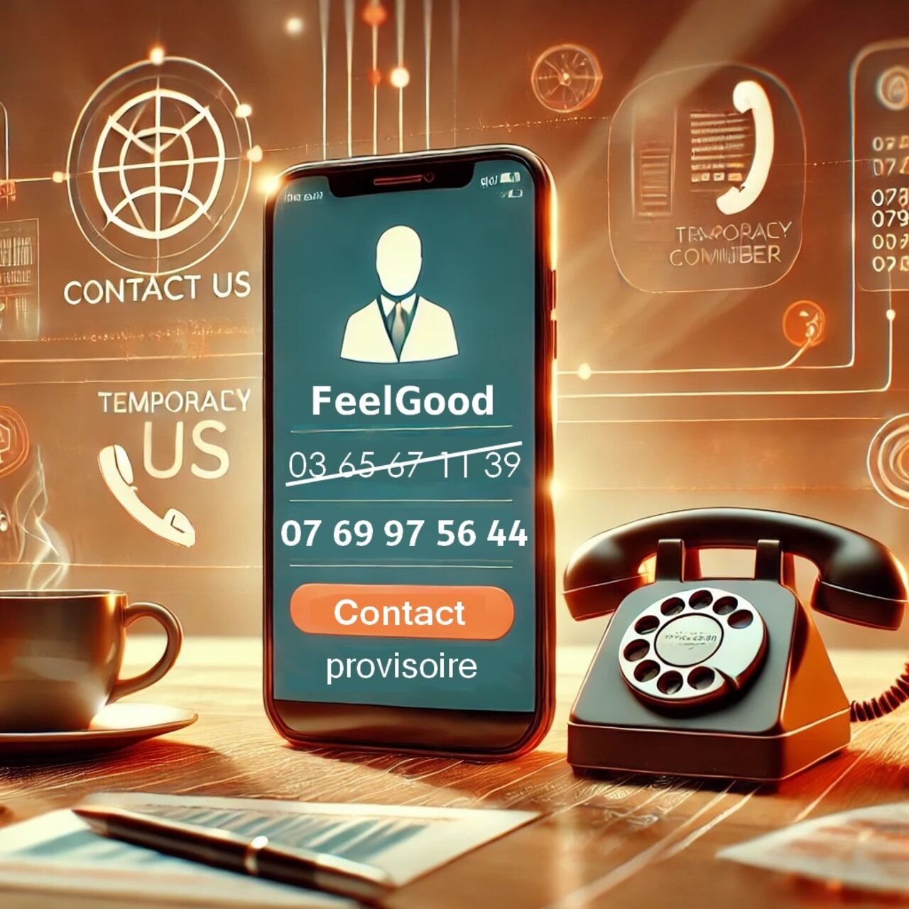 Contact provisoire - panne !!