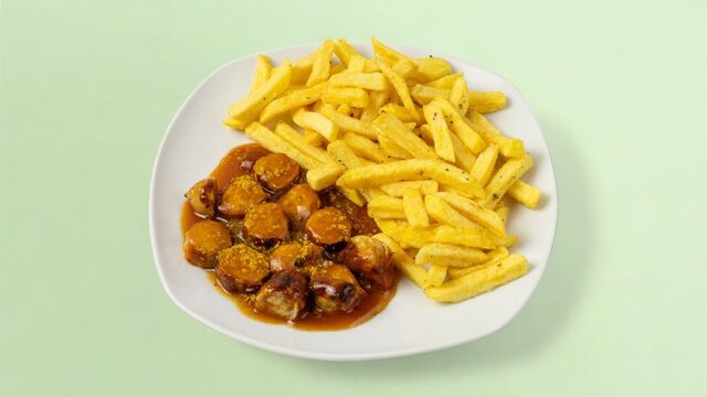 Currywurst Pommes 