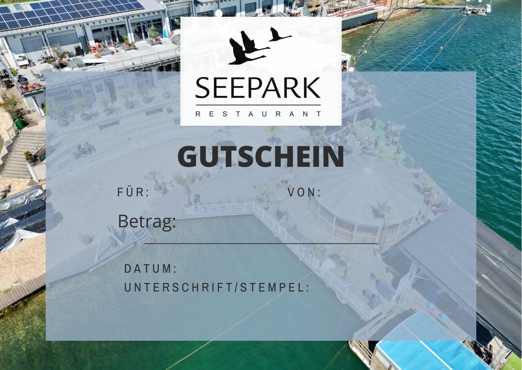 Ein Stück Seepark verschenken