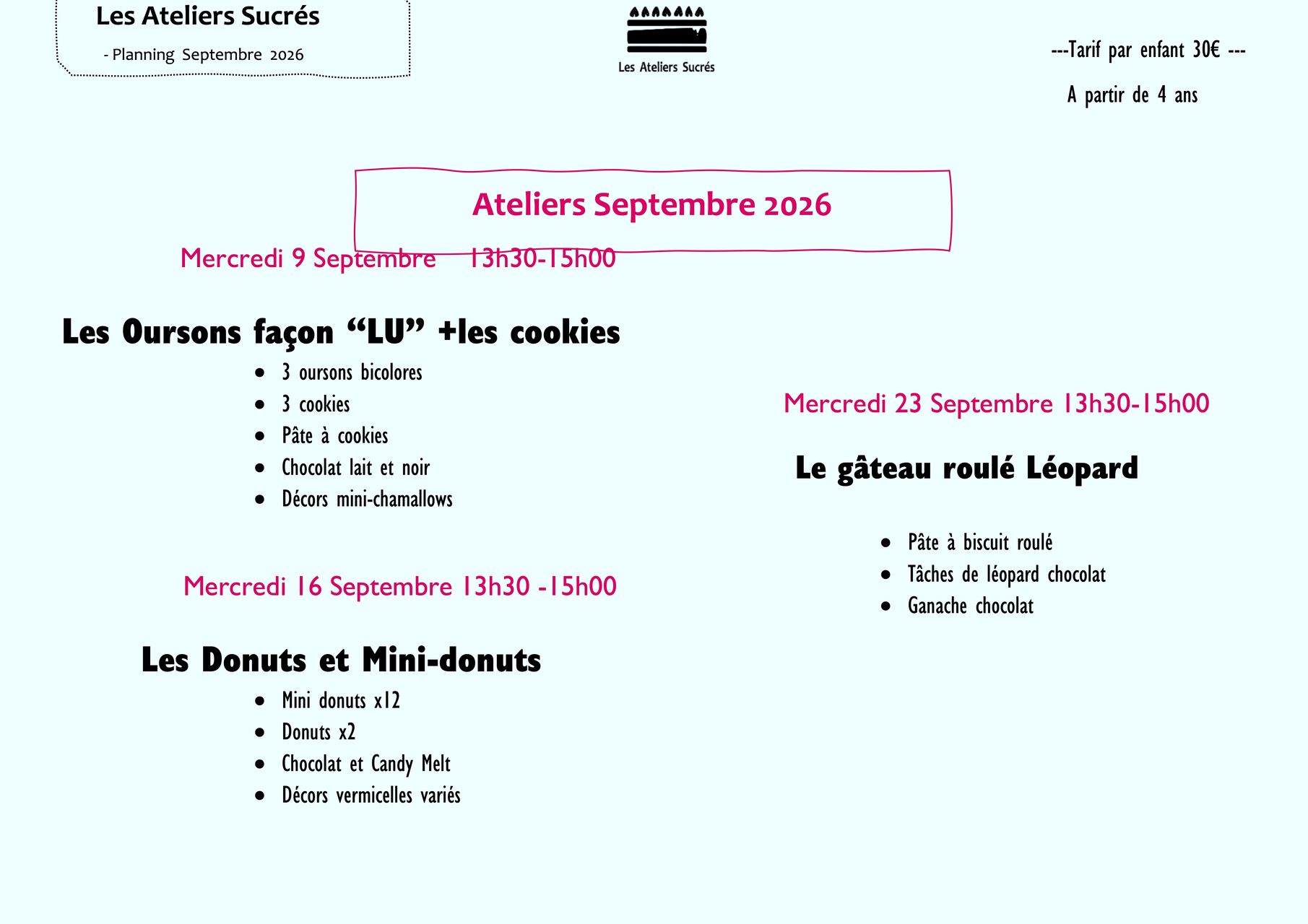 Ateliers Enfants