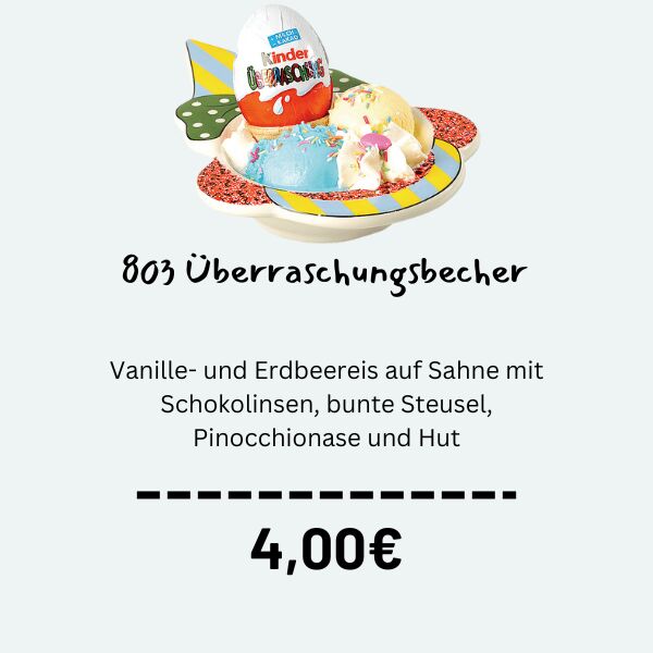 Überraschungsbecher