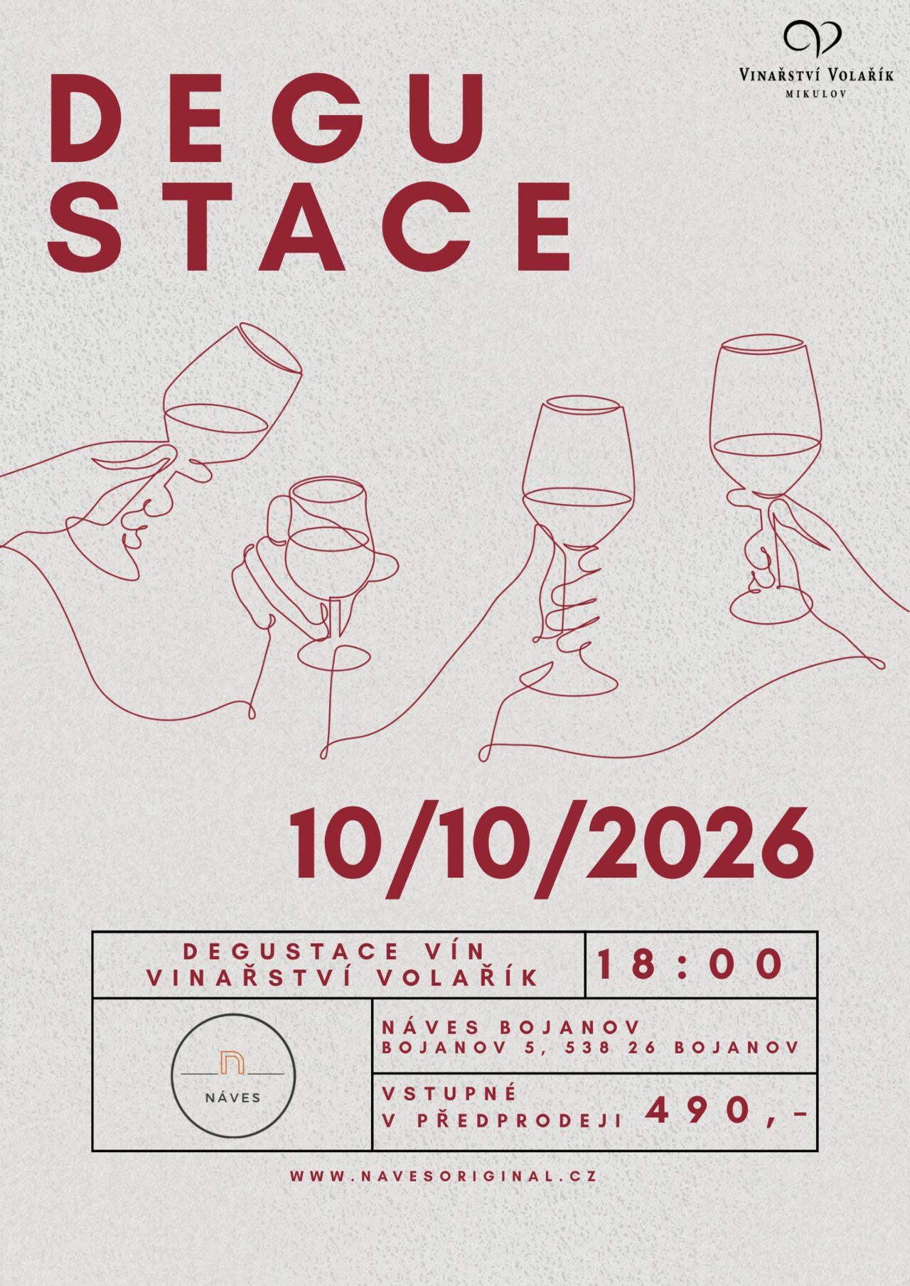Degustace vín