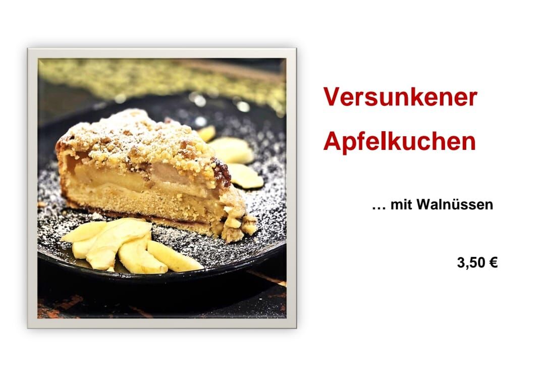 Versunkener Apfelkuchen