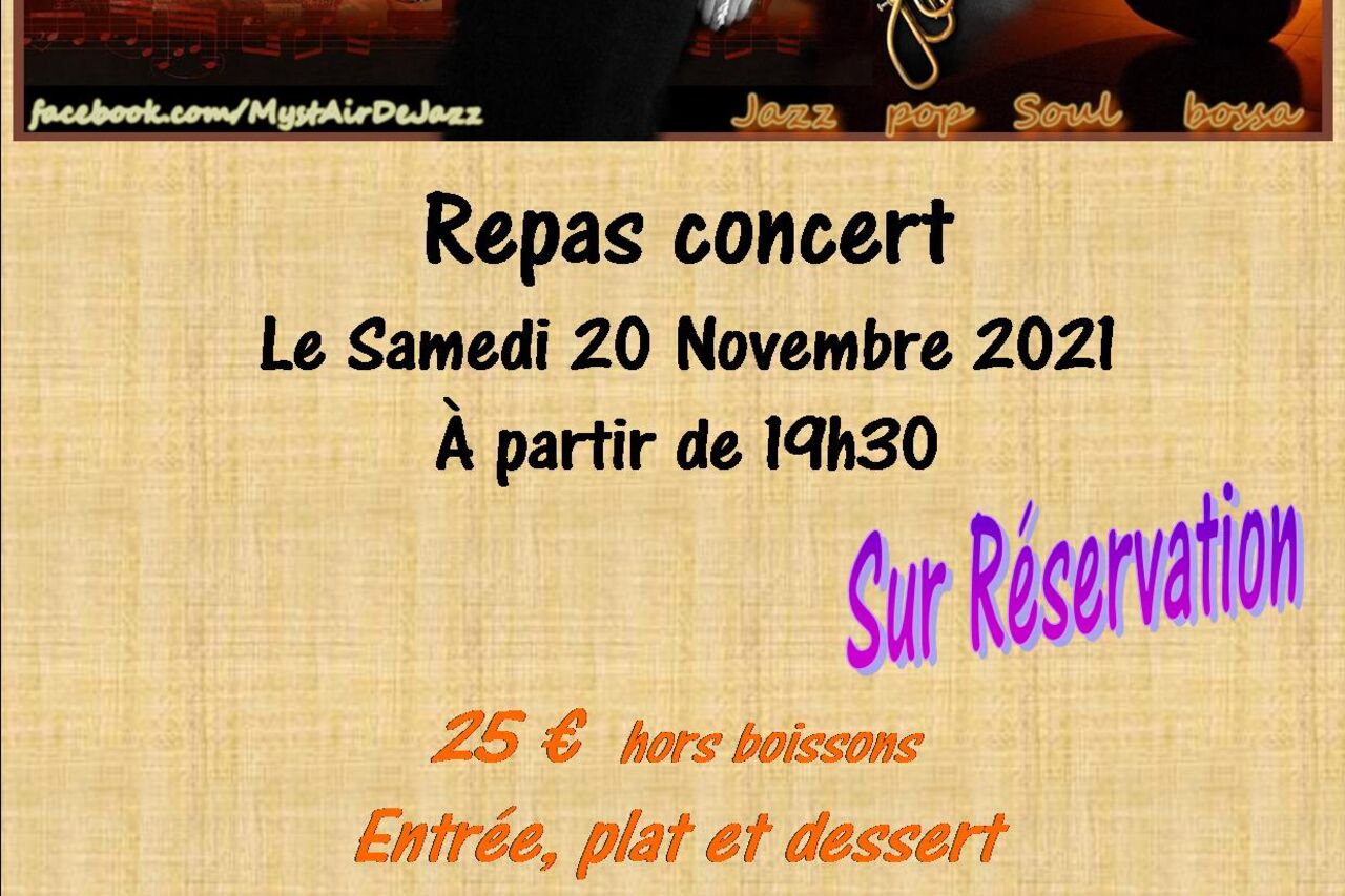 REPAS CONCERT MYST'AIR DE JAZZ
