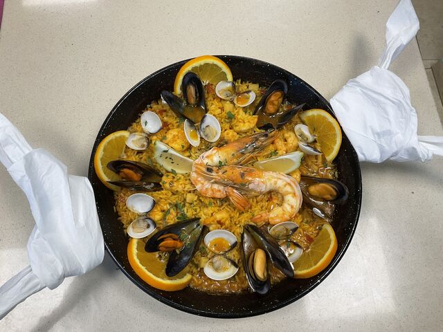 Paella de mariscos