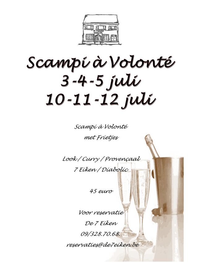 Scampi à Volonté