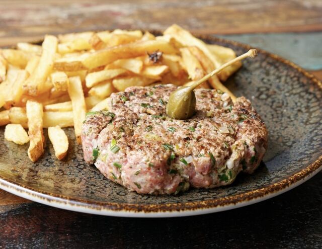 le tartare préparé poêlé