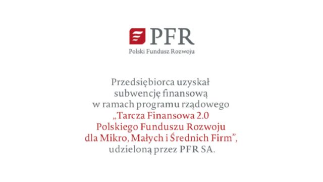 Przetrwaliśmy dzięki wsparciu z PFR,