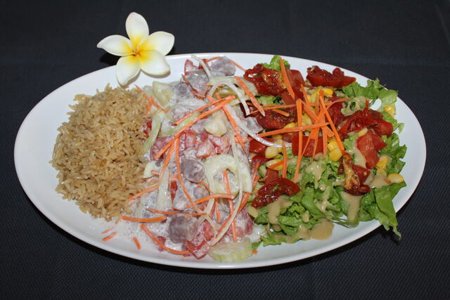 Poisson cru au lait de coco