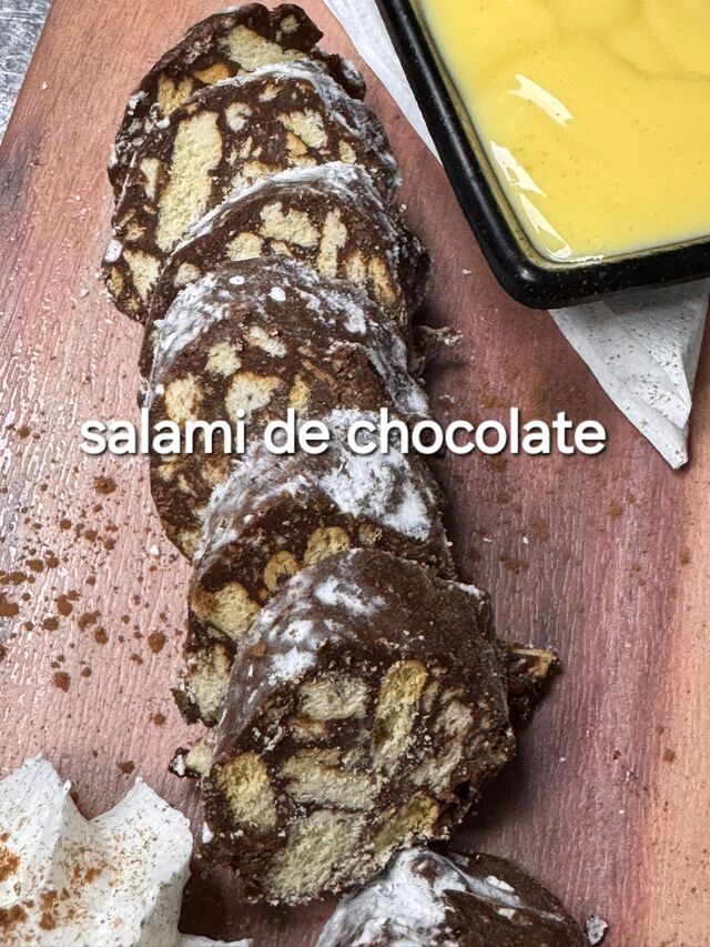 SALAMI DE CHOCOLATE